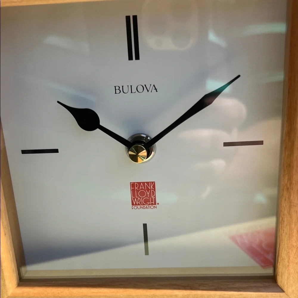 Bulova Usonian Ii Frank Lloyd Wright Mantel Clock 🕰️